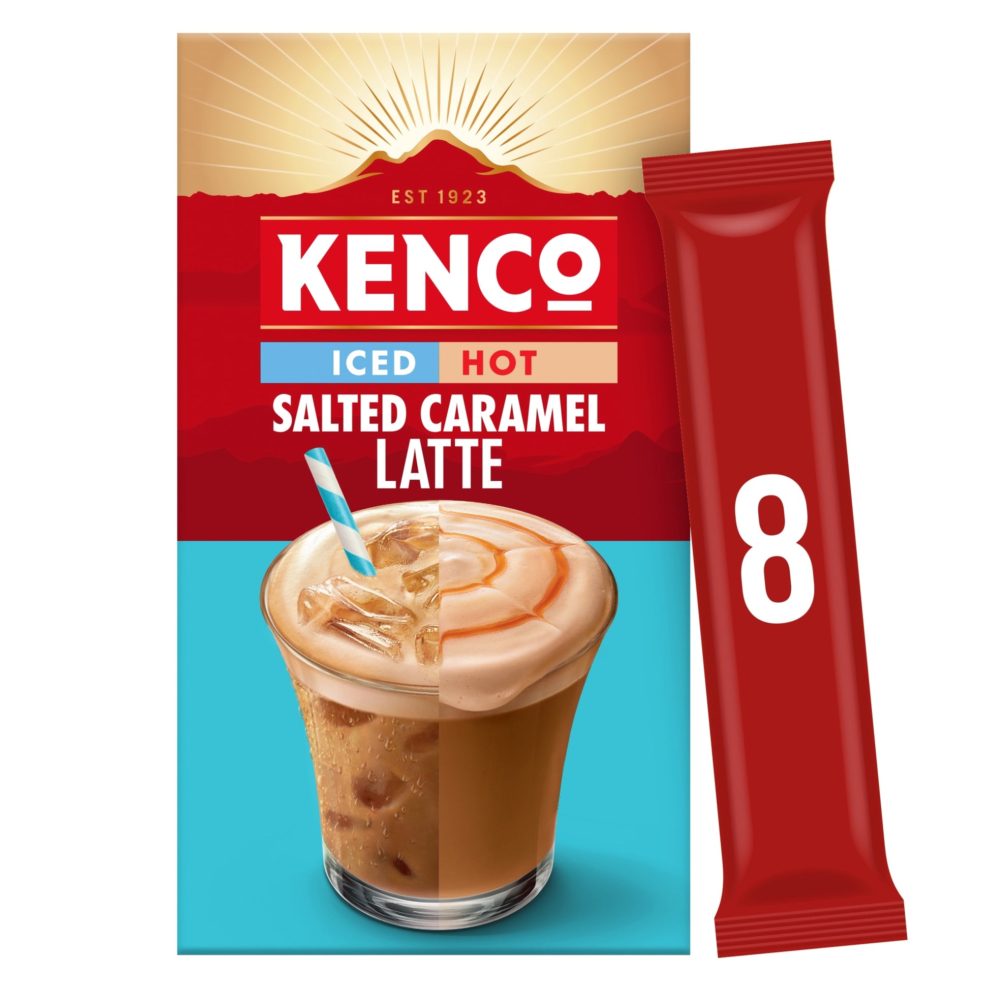 Kenco Iced Or Hot Salted Caramel Latte 8 X 20.3G — image 1