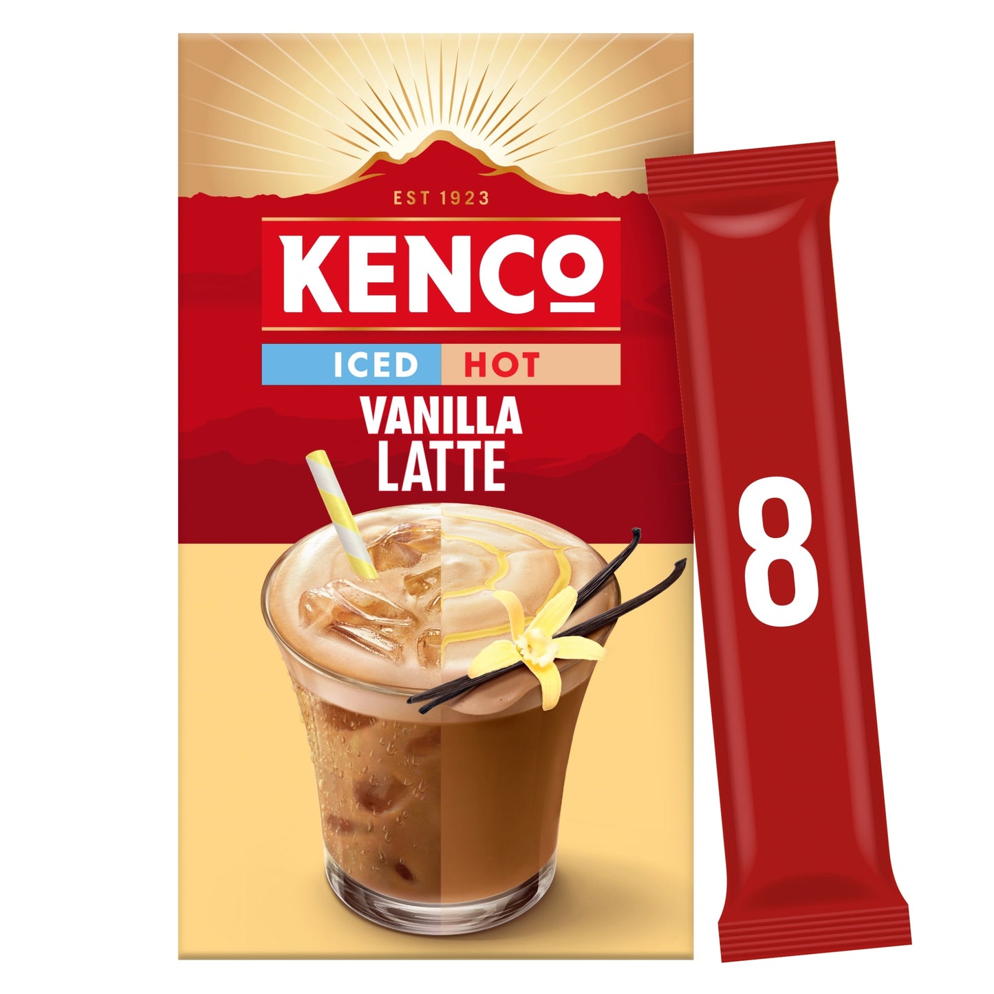 Kenco Iced Or Hot Vanilla Latte 8 X 20.3G — image 1