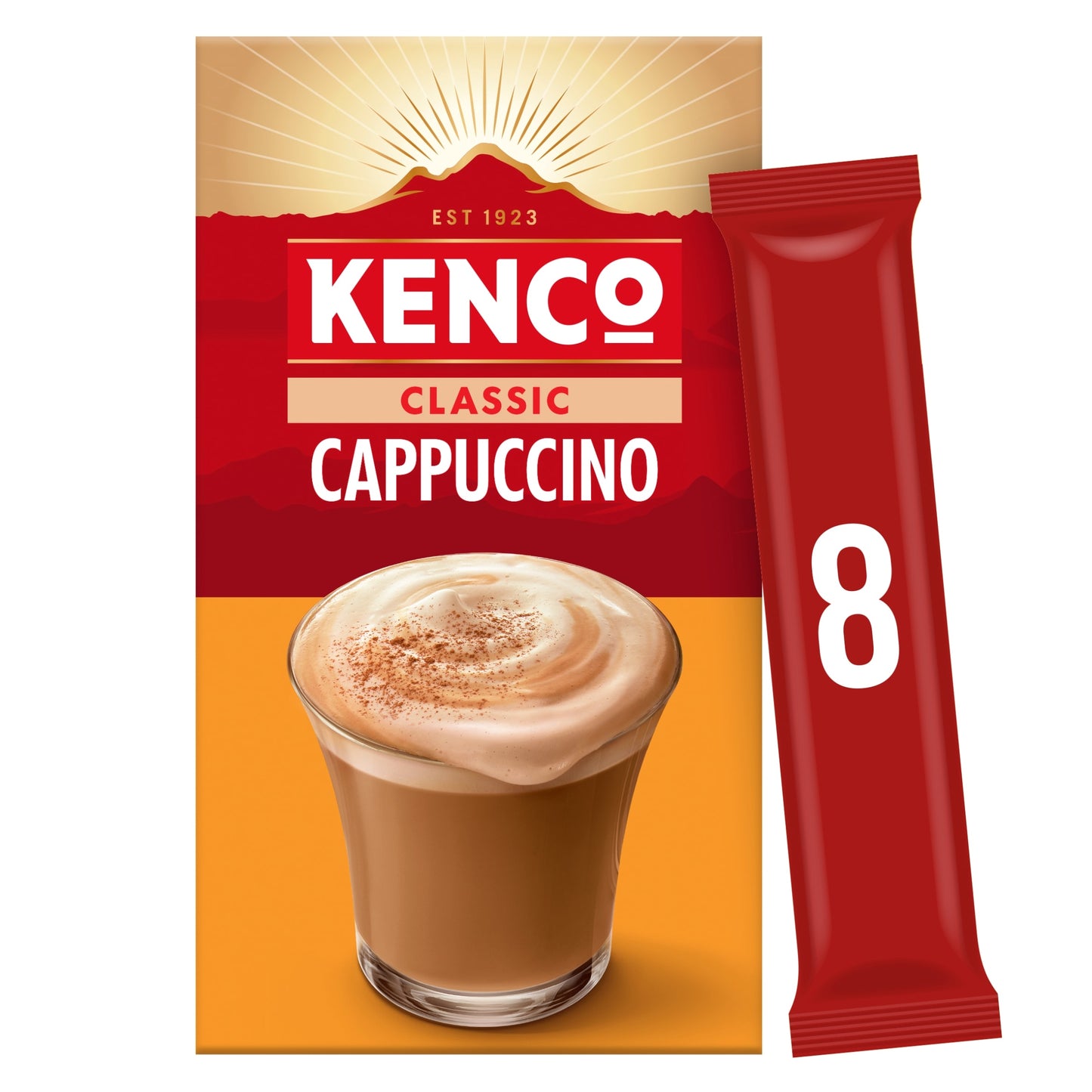 Kenco Original Cappuccino Instant Coffee 8 X 14.8G — image 1