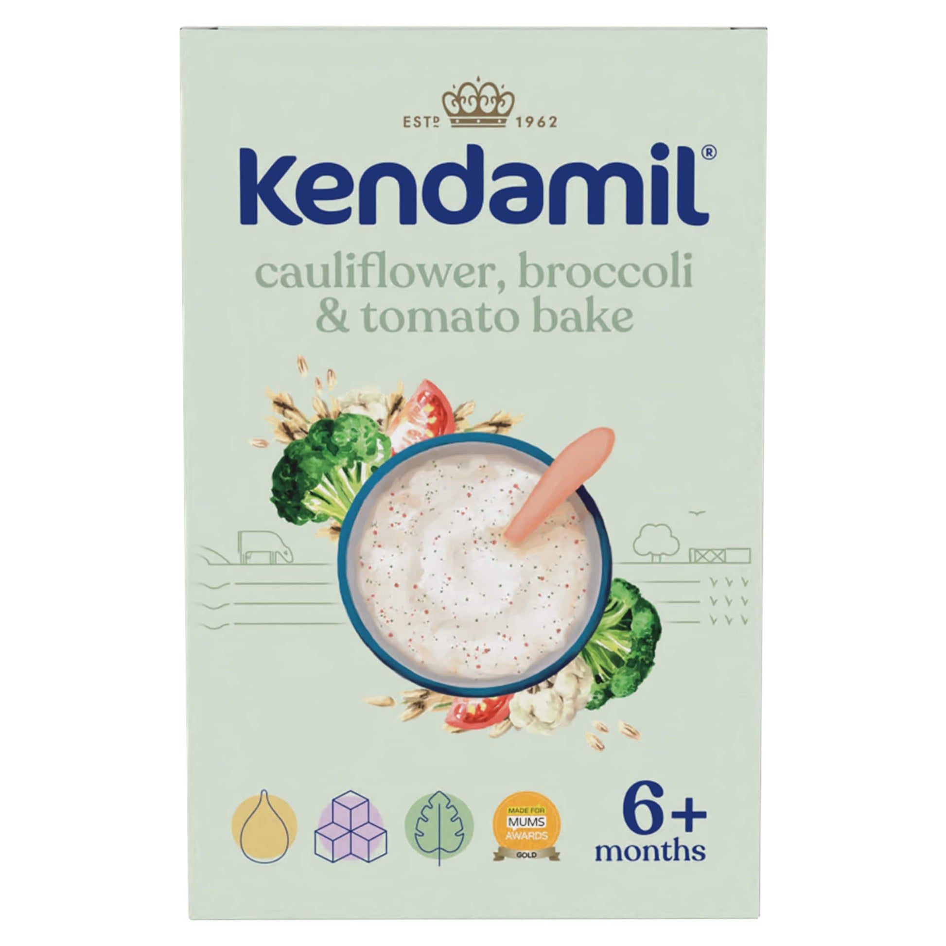 Kendamil Cauliflower, Broccoli & Tomato Bake 6+ Months 150g — image 1