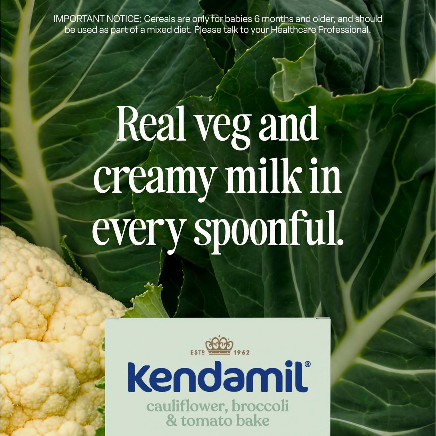 Kendamil Cauliflower, Broccoli & Tomato Bake 6+ Months 150g — image 3