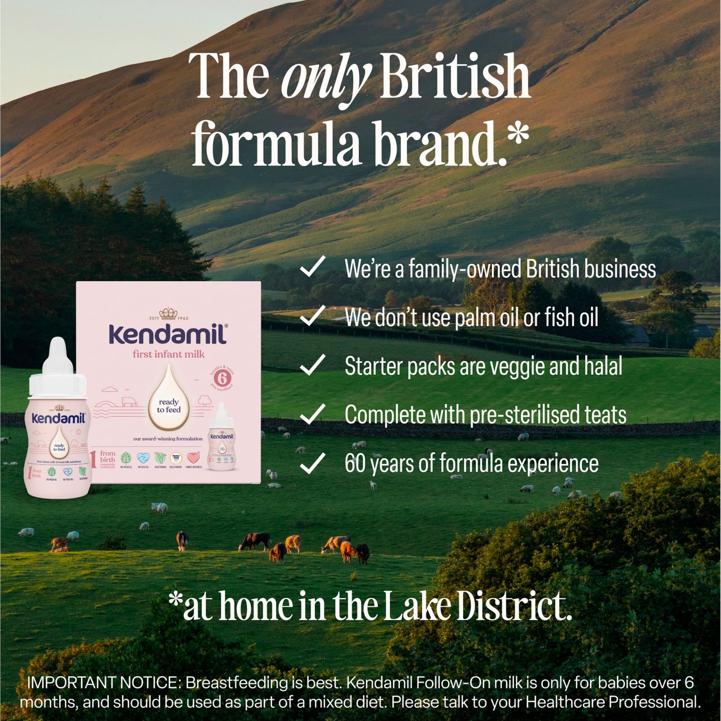 Kendamil First Infant Milk Ready to Feed Starter Pack 6 x 70ml — image 4