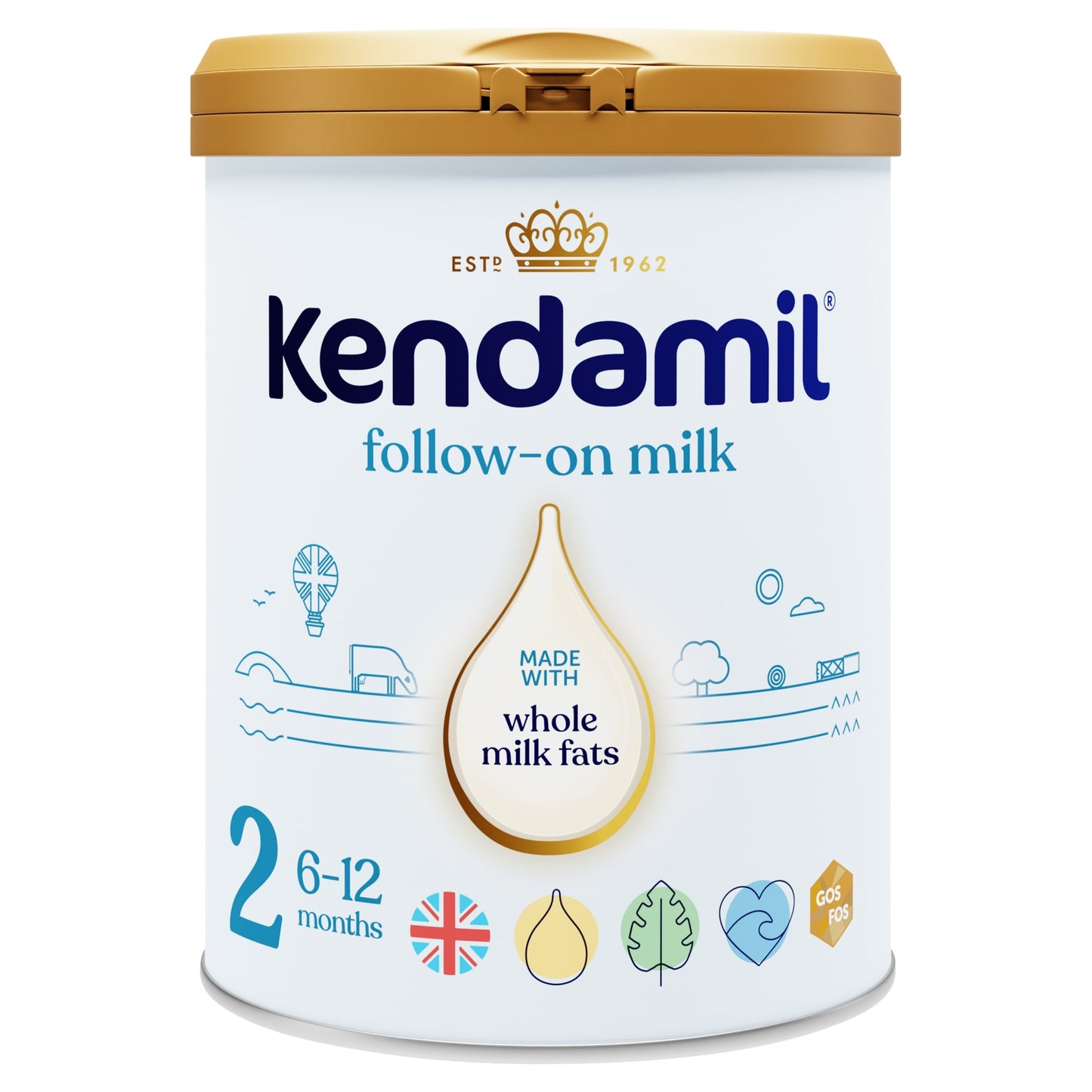Kendamil Follow On Milk 2 From 6 To 12 Months 800G — image 1