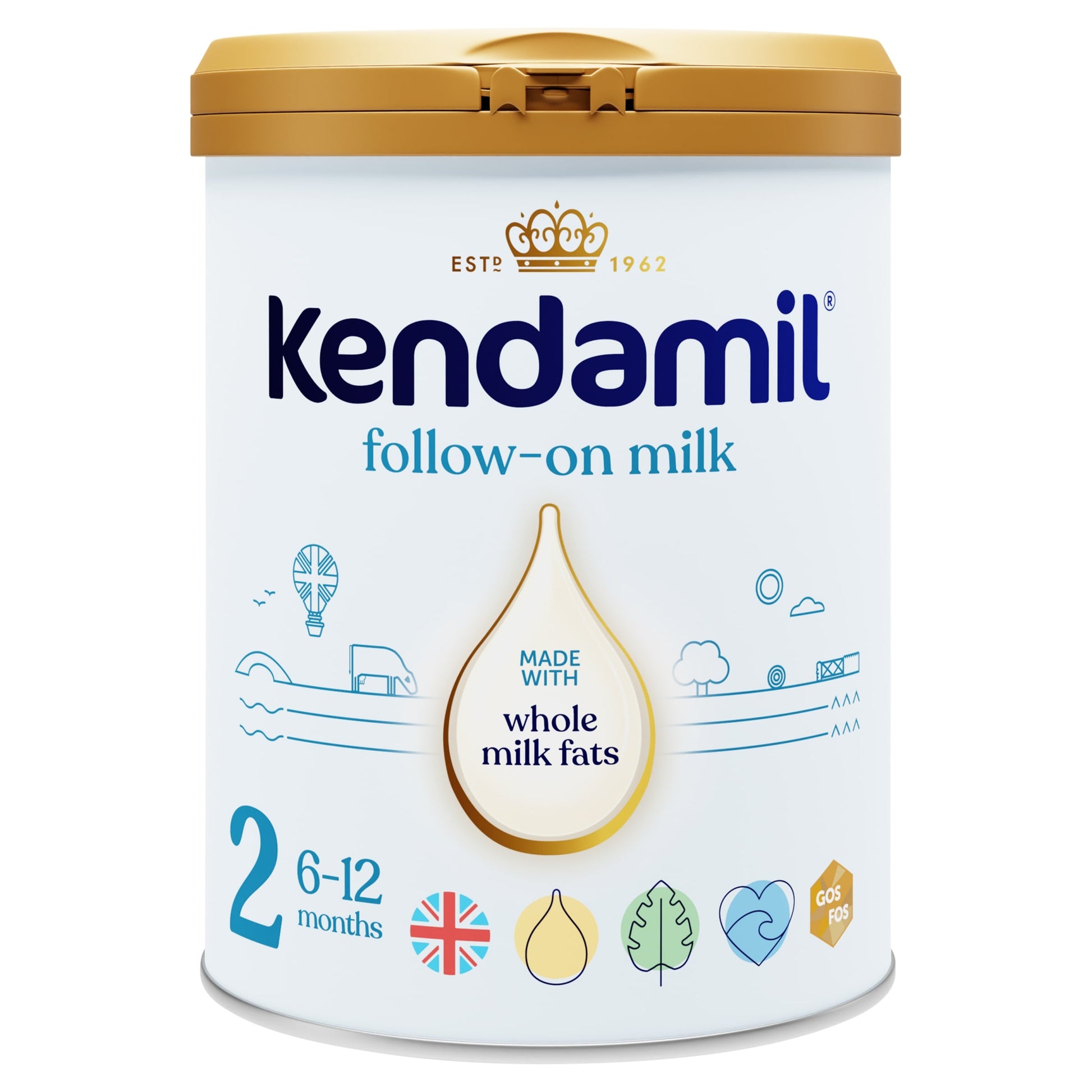 Kendamil Follow On Milk 2 From 6 To 12 Months 800G — image 1