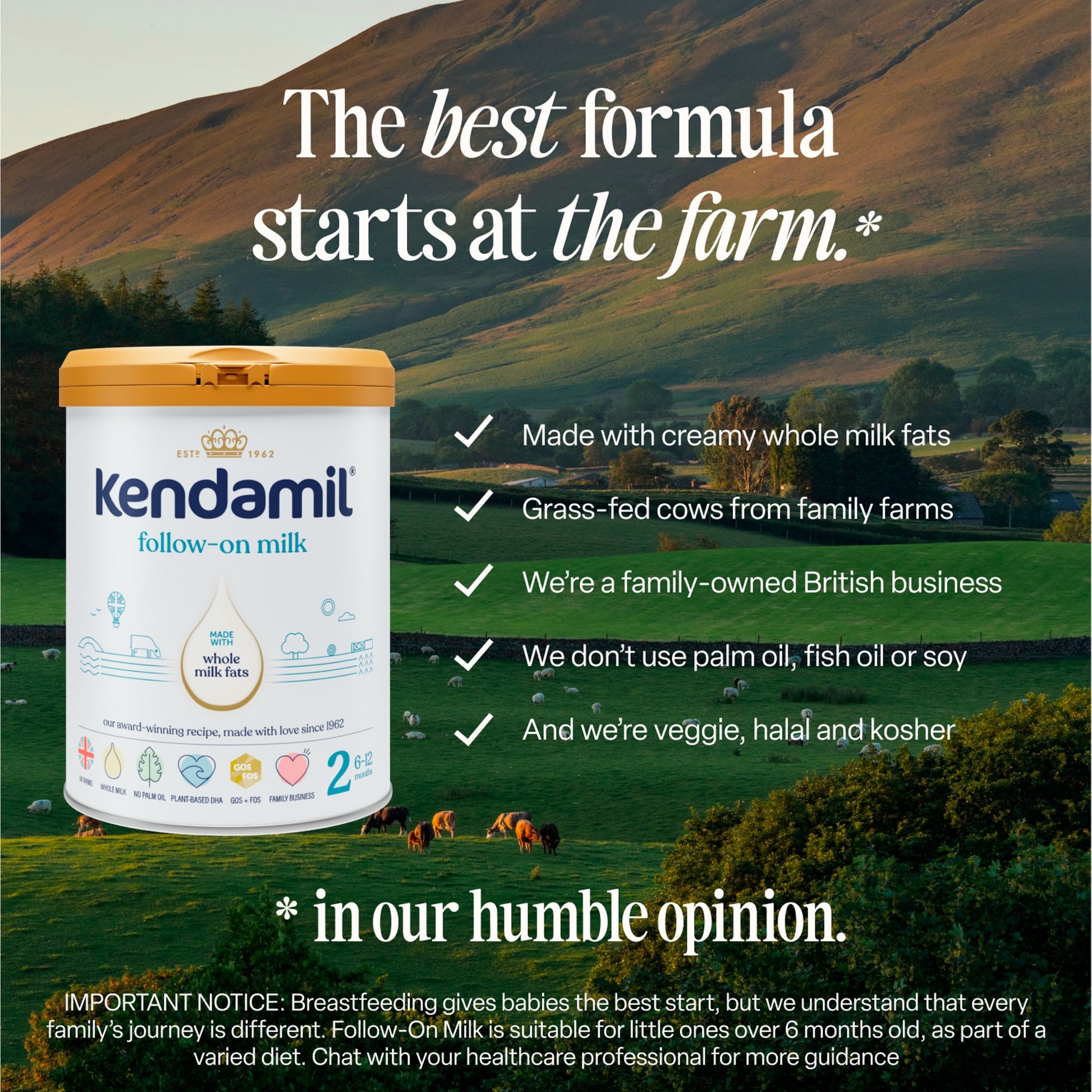 Kendamil Follow On Milk 2 From 6 To 12 Months 800G — image 5
