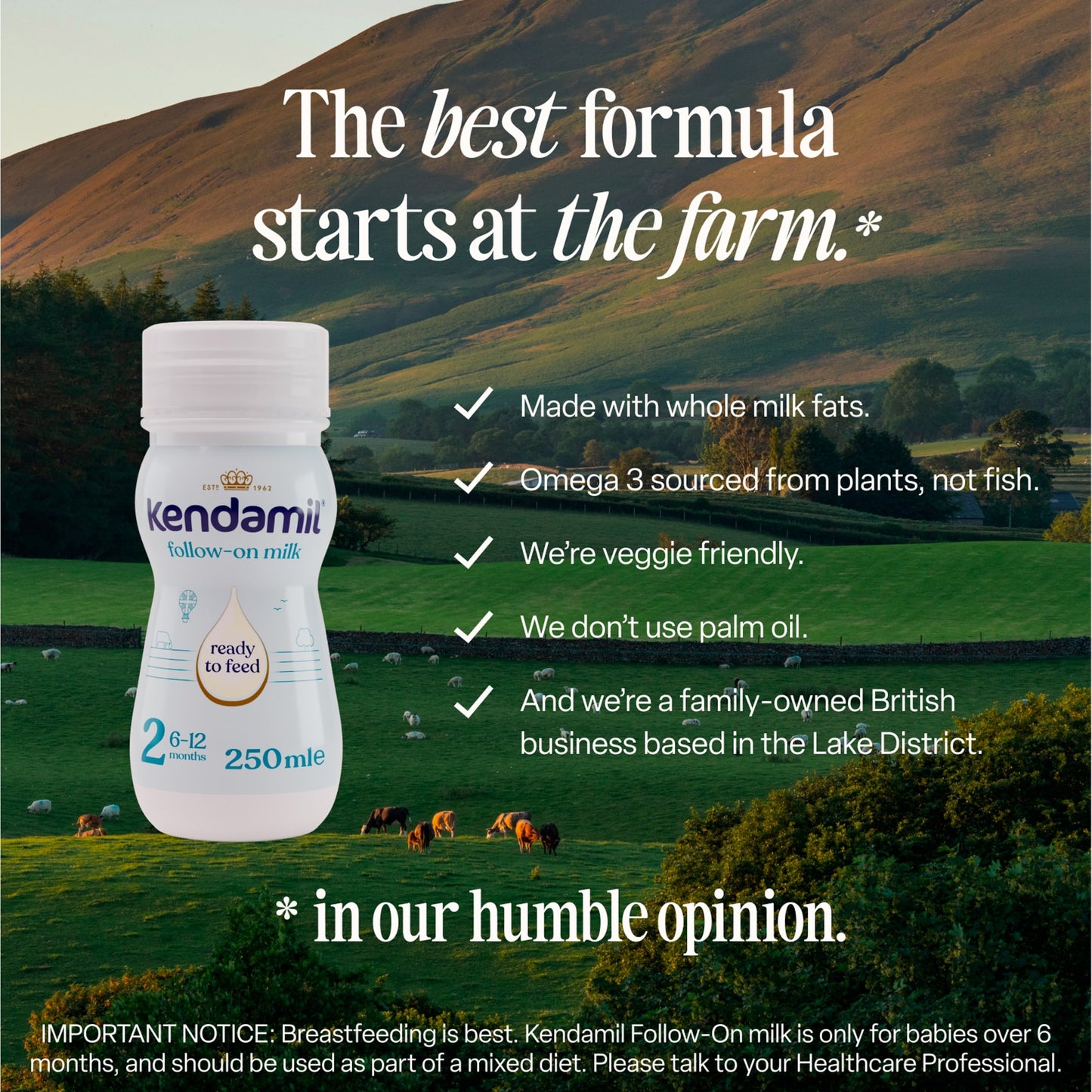 Kendamil Follow-On Milk 6-12 Months 6 x 250ml — image 3