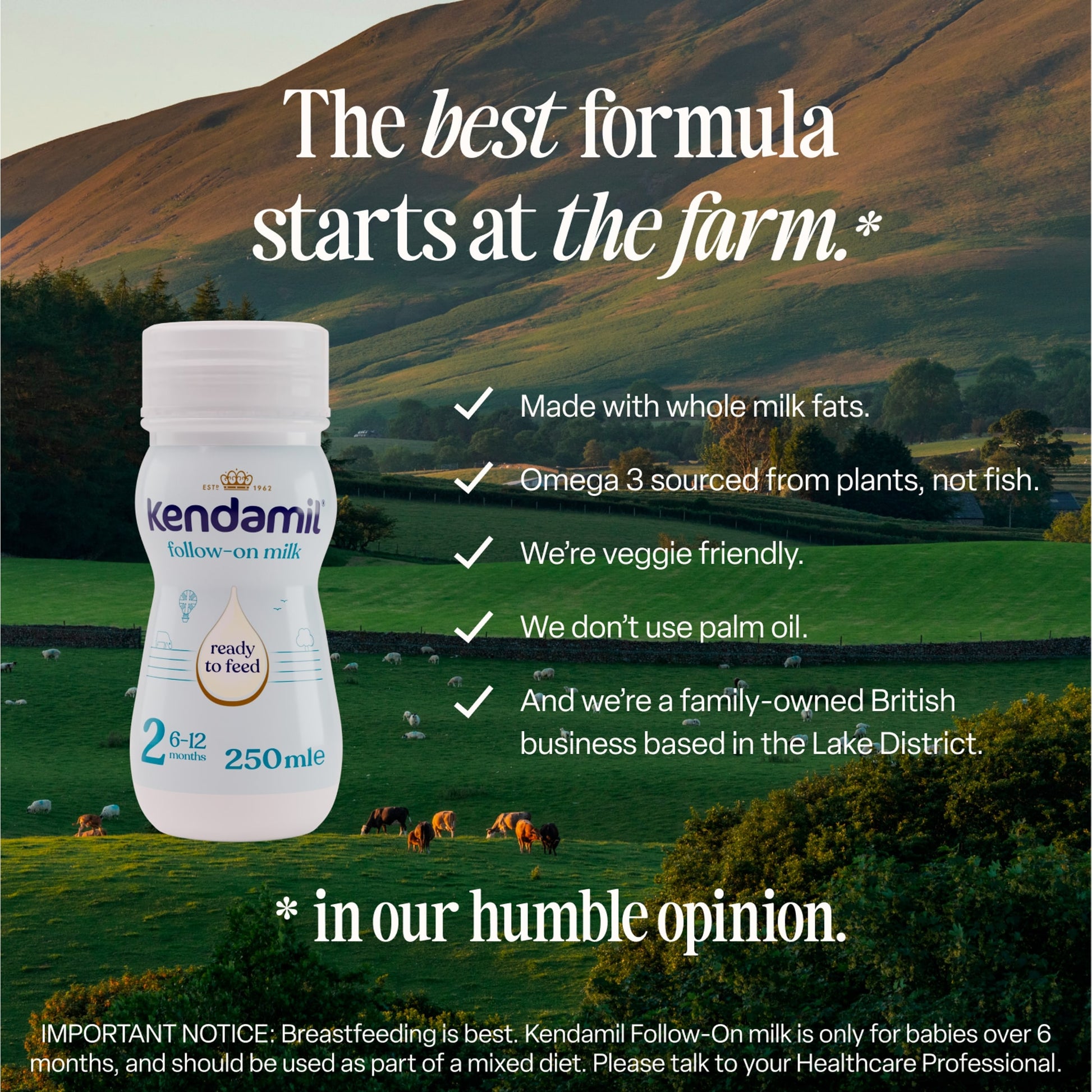 Kendamil Follow-On Milk 6-12 Months 6 x 250ml — image 3