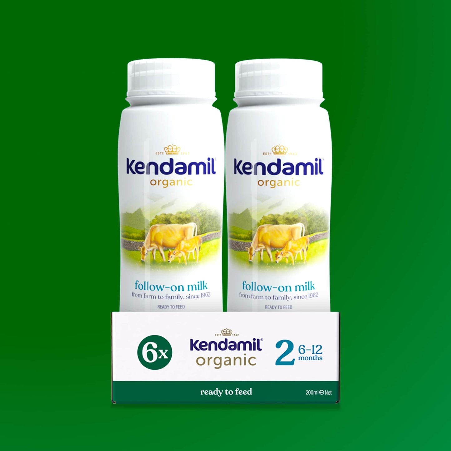 Kendamil Organic Ready to Feed 6x200ml 6-12 months — image 4