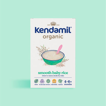 Kendamil Organic Smooth Baby Rice 4-6 Months 120G — image 2