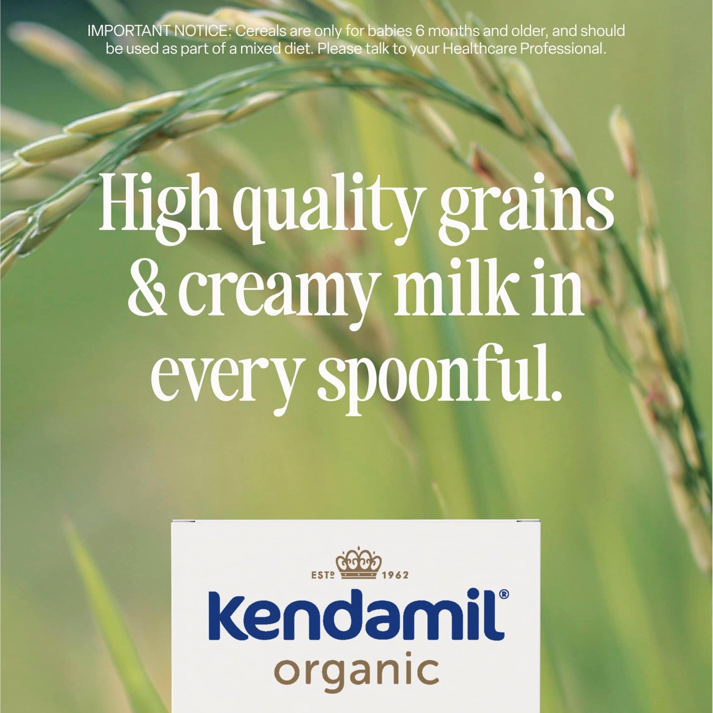 Kendamil Organic Smooth Baby Rice 4-6 Months 120G — image 3