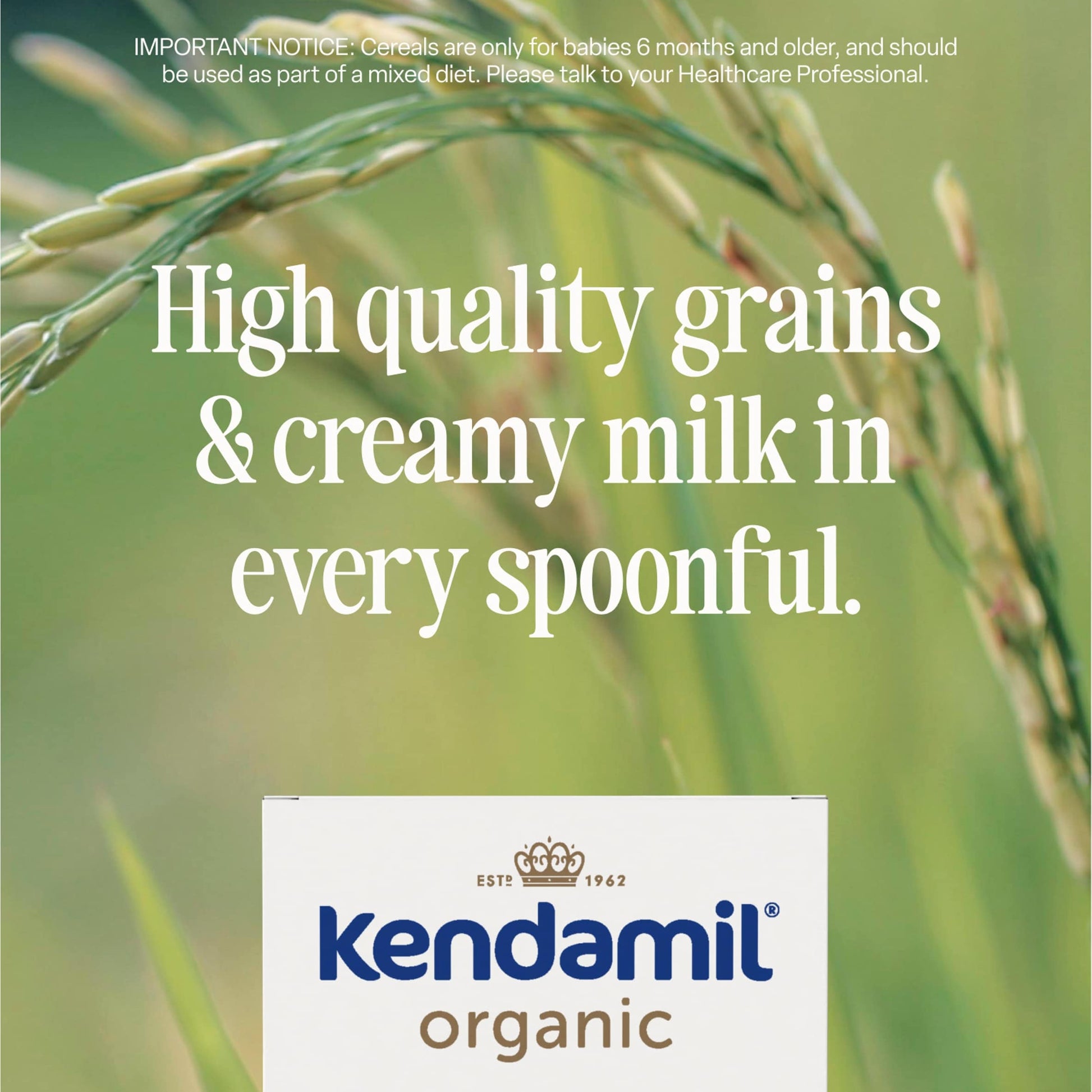 Kendamil Organic Smooth Baby Rice 4-6 Months 120G — image 3