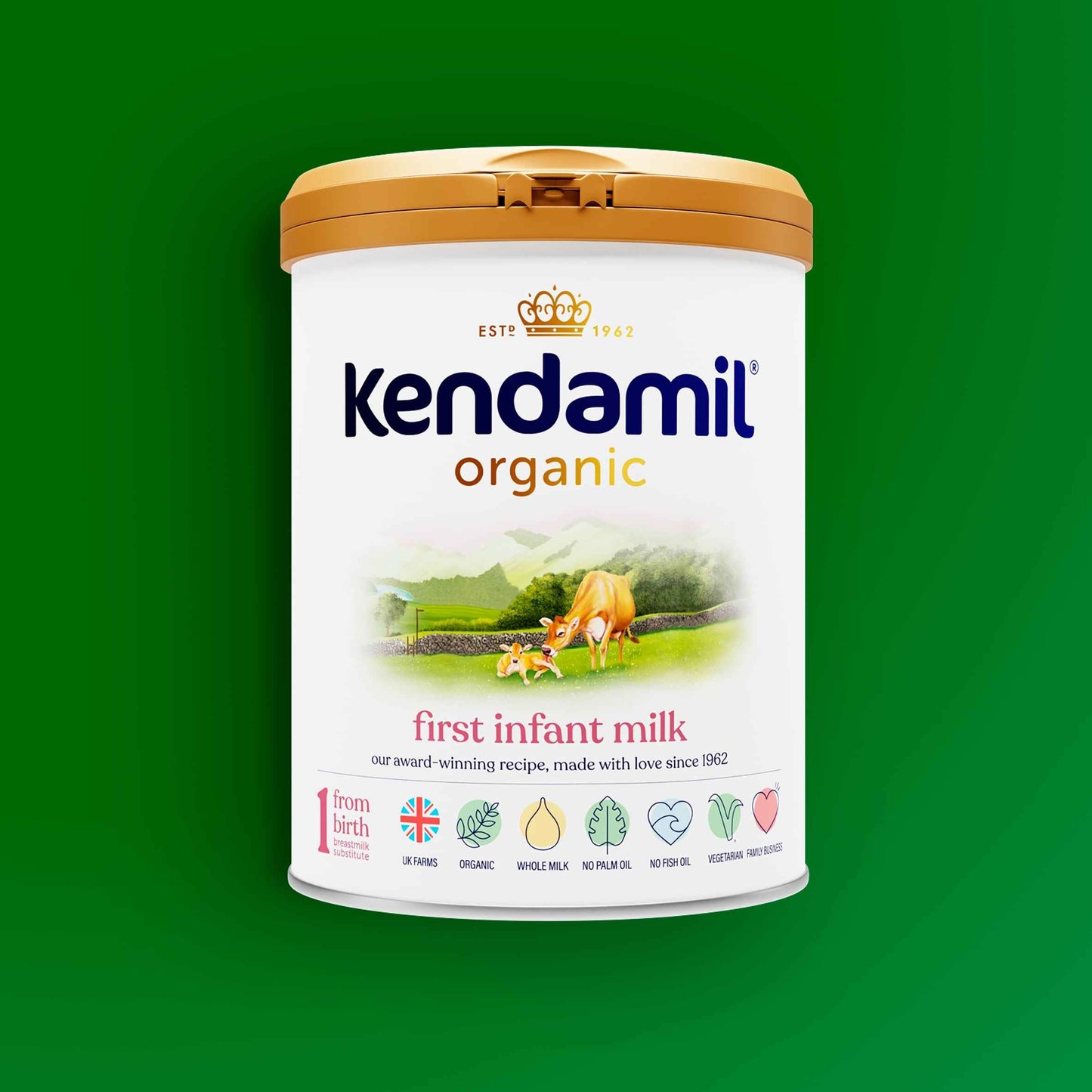 KENDAMIL Organic Stage 1 First Infant Milk 800g