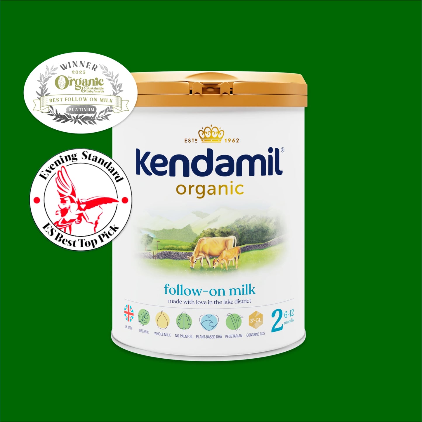 Kendamil Organic Stage 2 Follow On Milk 800G — image 2