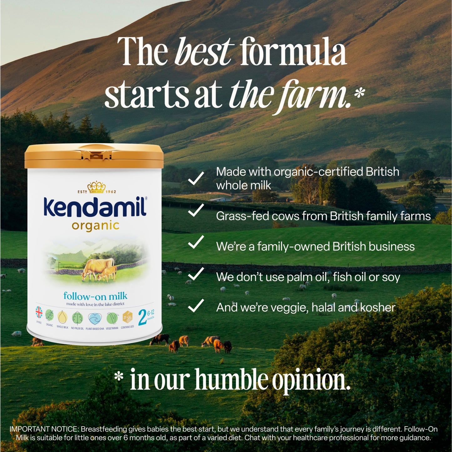 Kendamil Organic Stage 2 Follow On Milk 800G — image 5