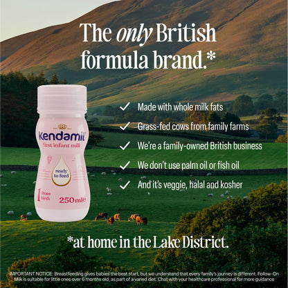 Kendamil Ready to Feed First Infant Milk 6x250ml 0+ Months — image 3
