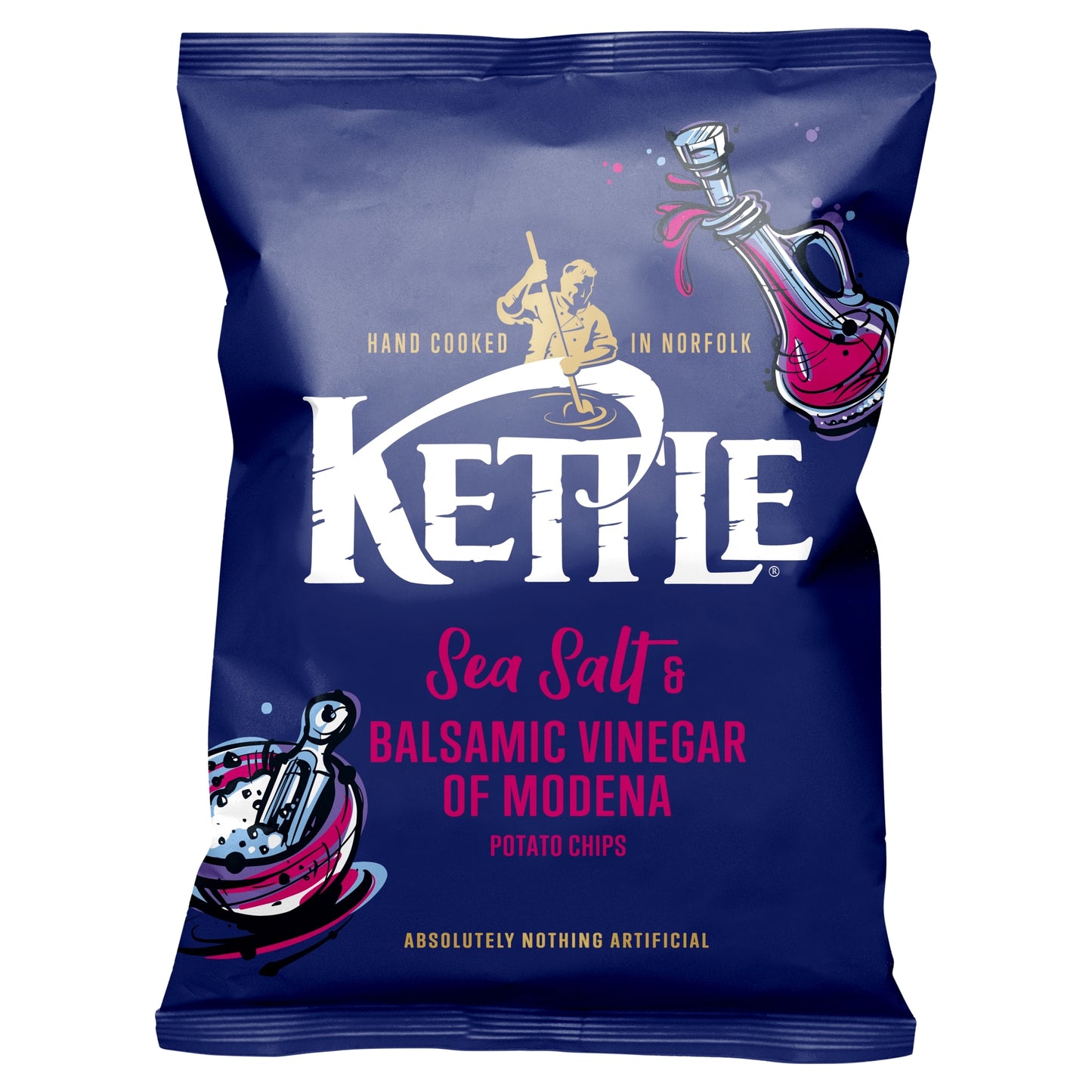 Kettle Chips Sea Salt & Balsamic Vinegar Crisps 40 G — image 1