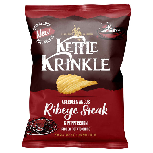 KETTLE Krinkle Aberdeen Angus Ribeye Steak & Peppercorn Ridged Potato