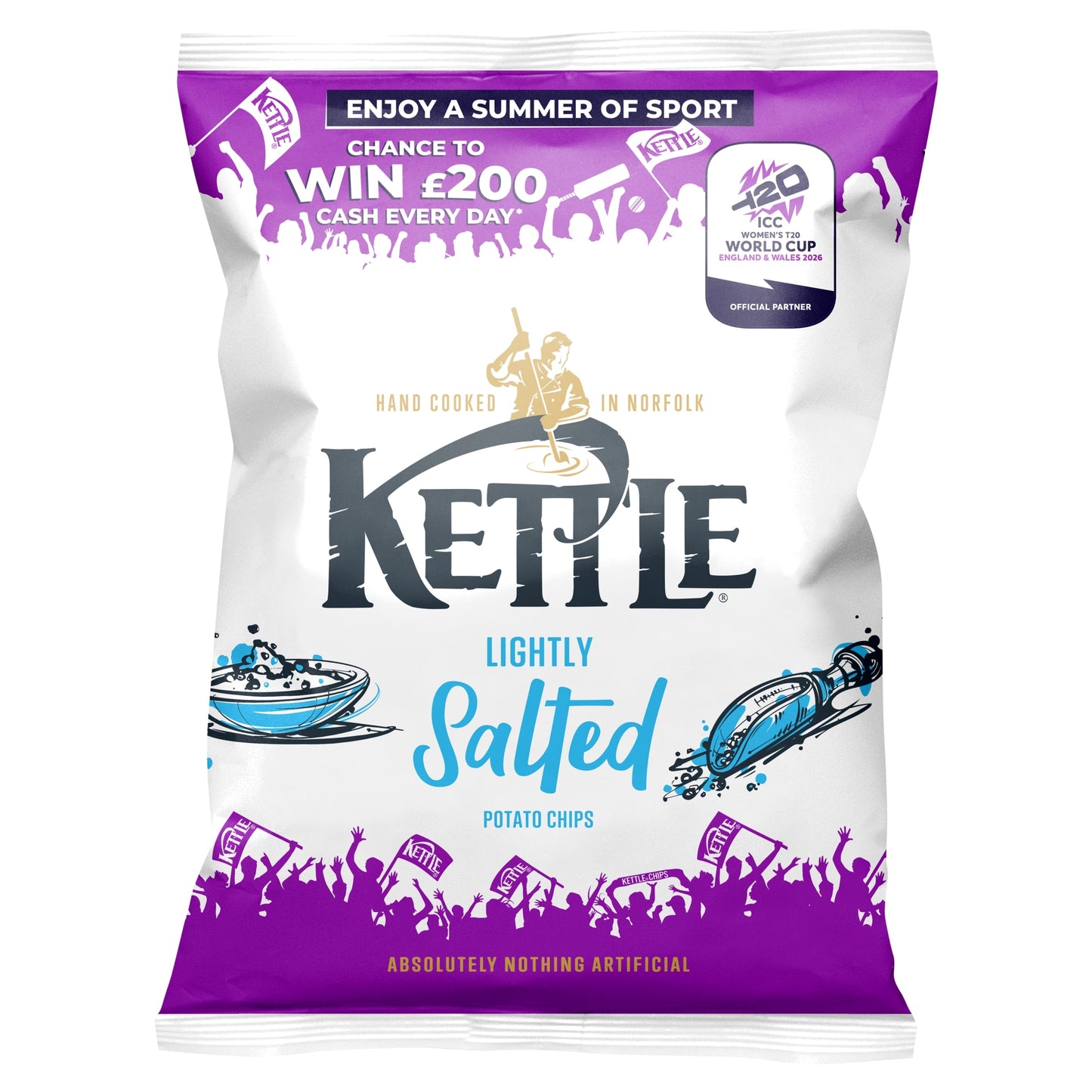 Kettle Lightly Salted Potato Chips 130G — image 1