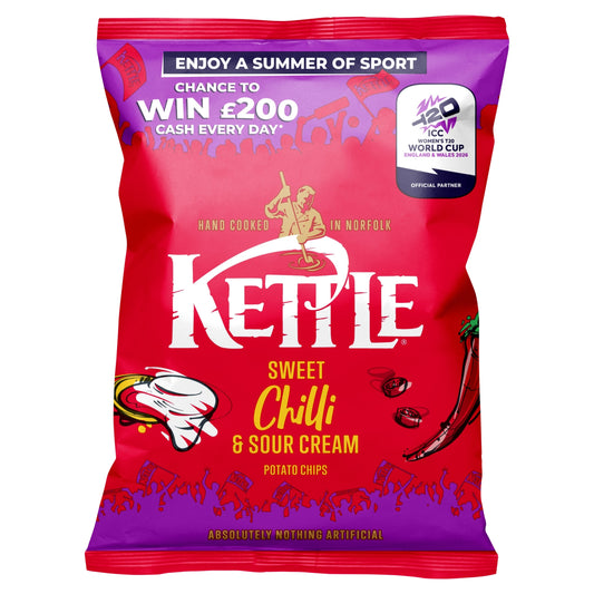 Kettle Potato Chips - Sweet Chilli & Sour Cream 130g — image 1