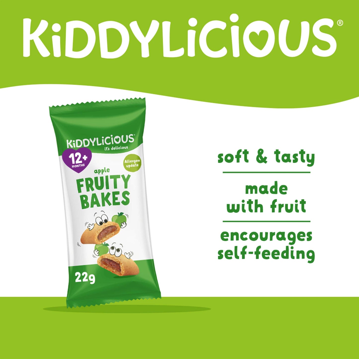 Kiddylicious Apple Bakes 6 X 22G — image 2