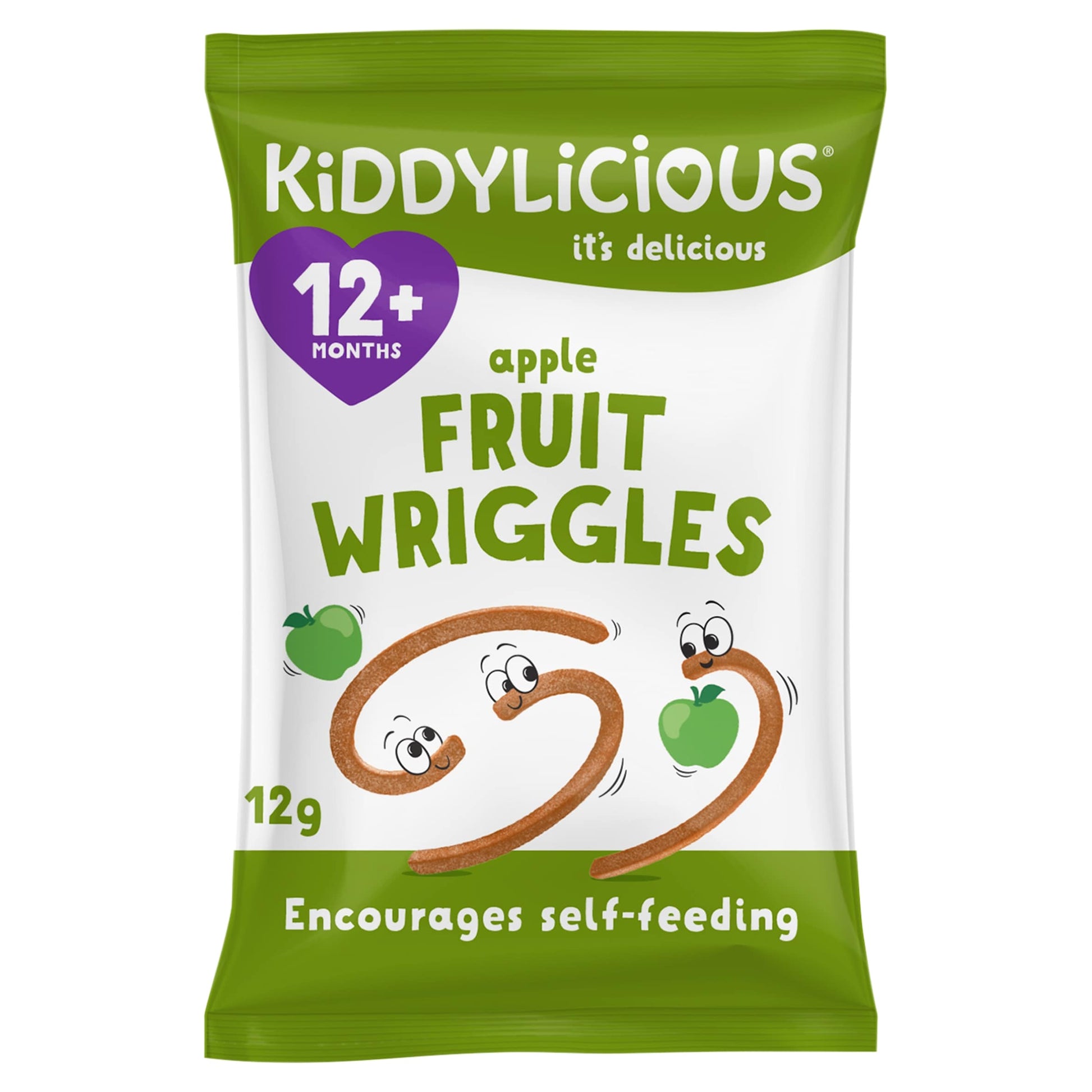Kiddylicious Apple Fruit Wriggles 12G — image 1