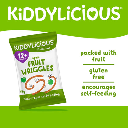Kiddylicious Apple Fruit Wriggles 12G — image 2