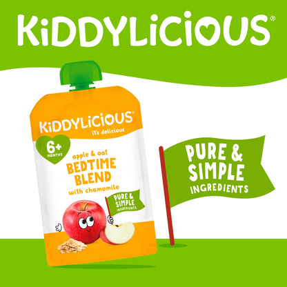 Kiddylicious Apple & Oat Bedtime Blend with Chamomile 6+ Months 100g — image 2