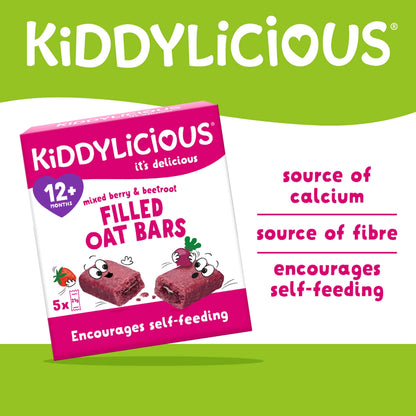 Kiddylicious Berry & Beetroot Oat Bars 5x21g — image 2