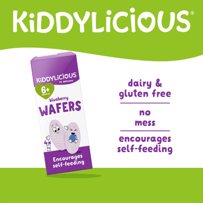 Kiddylicious Blueberry Wafers 6Mth 4Pack 16G — image 2