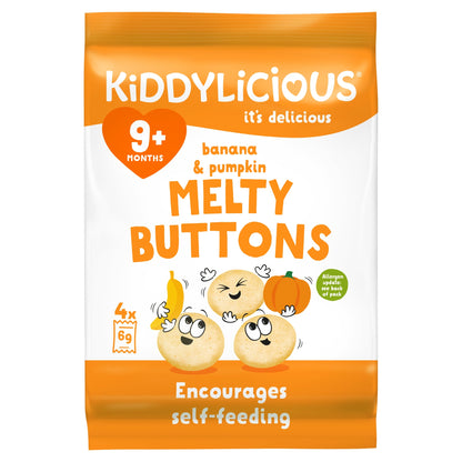 Kiddylicious Buttons Banana & Pumpkin 30G — image 1