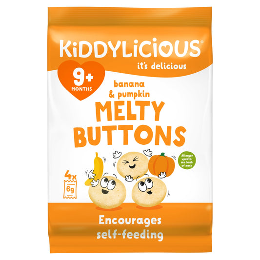 Kiddylicious Buttons Banana & Pumpkin 30G — image 1