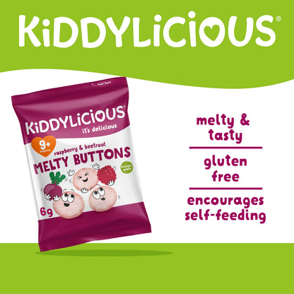 Kiddylicious Buttons Raspberry & Beetroot 30G — image 2