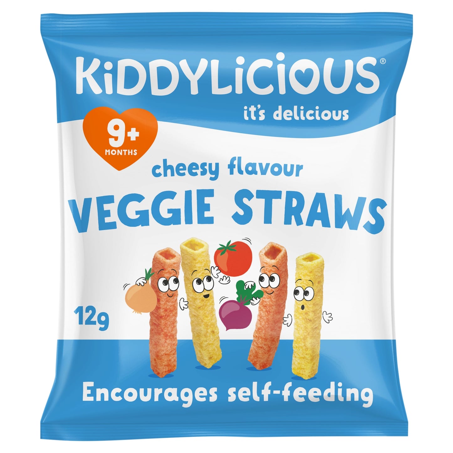 Kiddylicious Cheesy Straws 12G — image 1