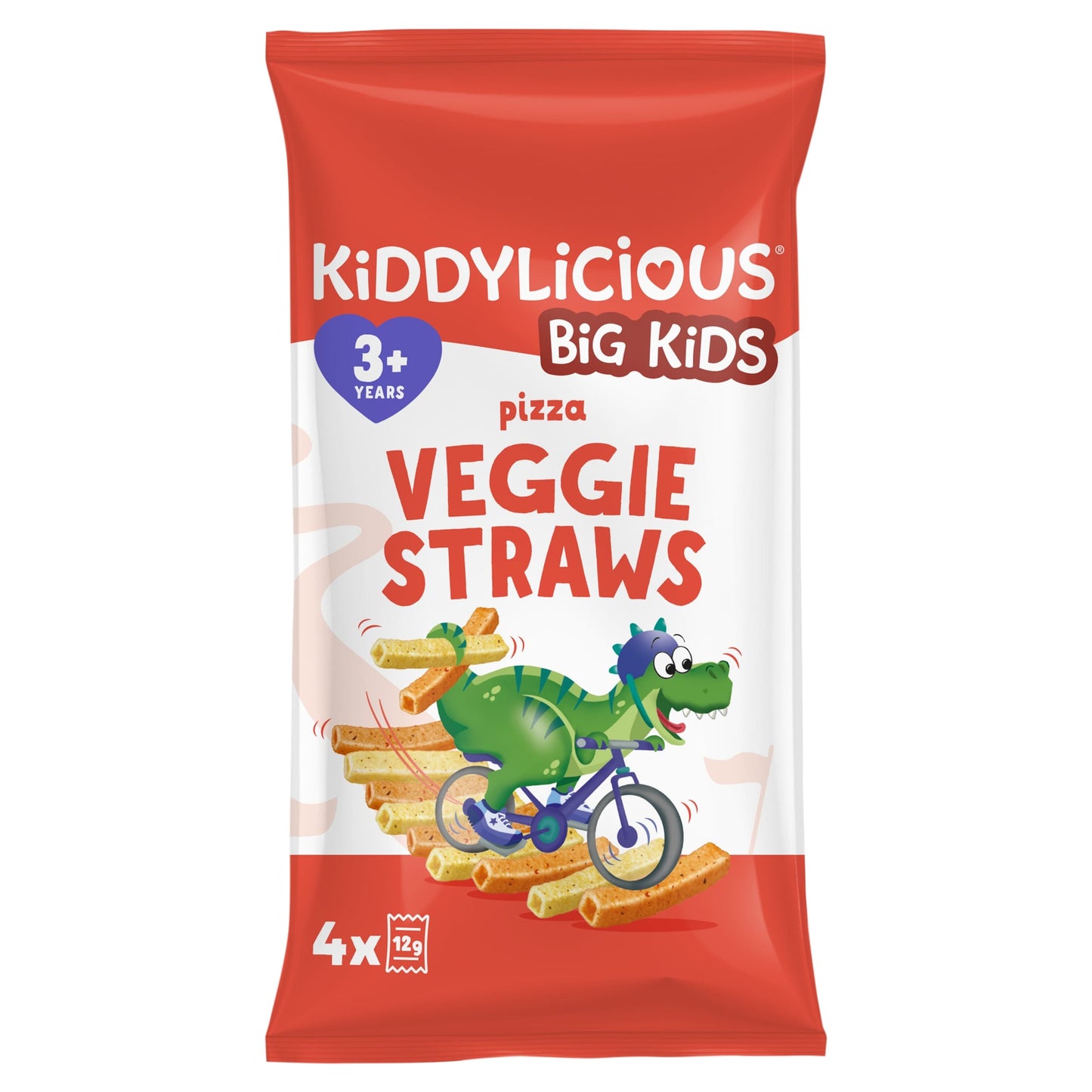 Kiddylicious Pizza Veggie Straws 4x12g — image 1