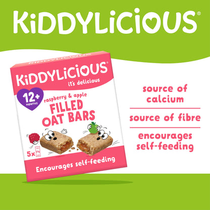 Kiddylicious Raspberry & Apple Oat Bars 5x21g — image 2
