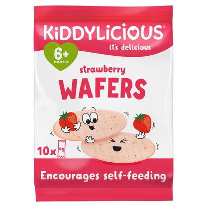 Kiddylicious Strawberry Wafer 10 X4 G — image 1