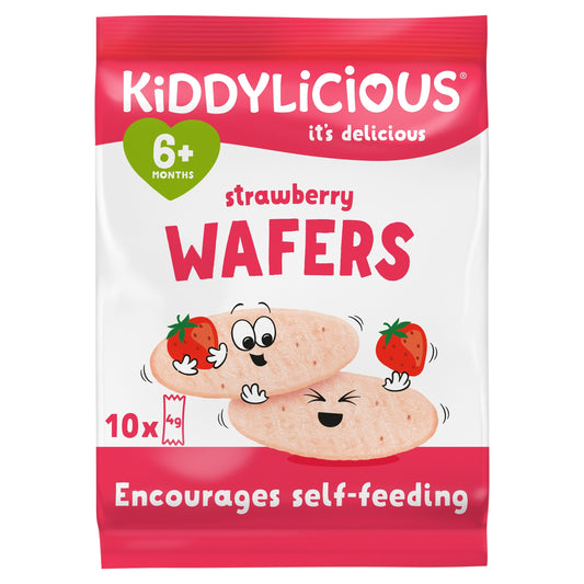 Kiddylicious Strawberry Wafer 10 X4 G — image 1