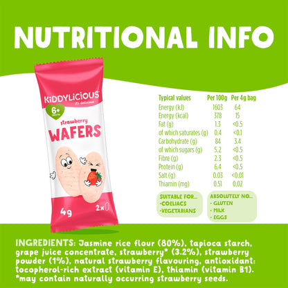 Kiddylicious Strawberry Wafer 10 X4 G — image 3