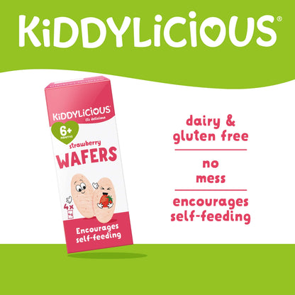 Kiddylicious Strawberry Wafers 4 x 4g — image 2