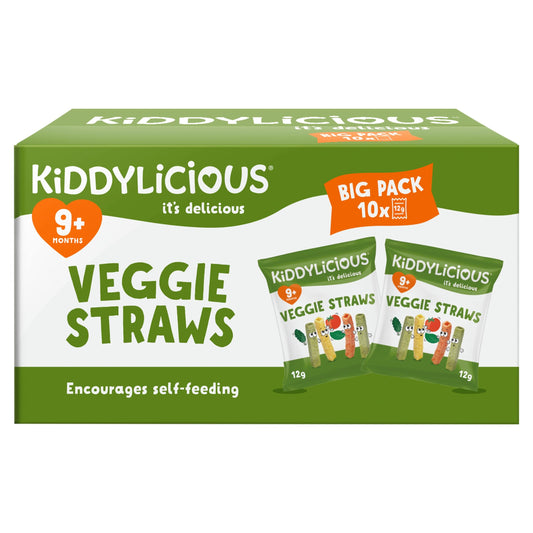 Kiddylicious Veggie Straws 10X12g — image 1