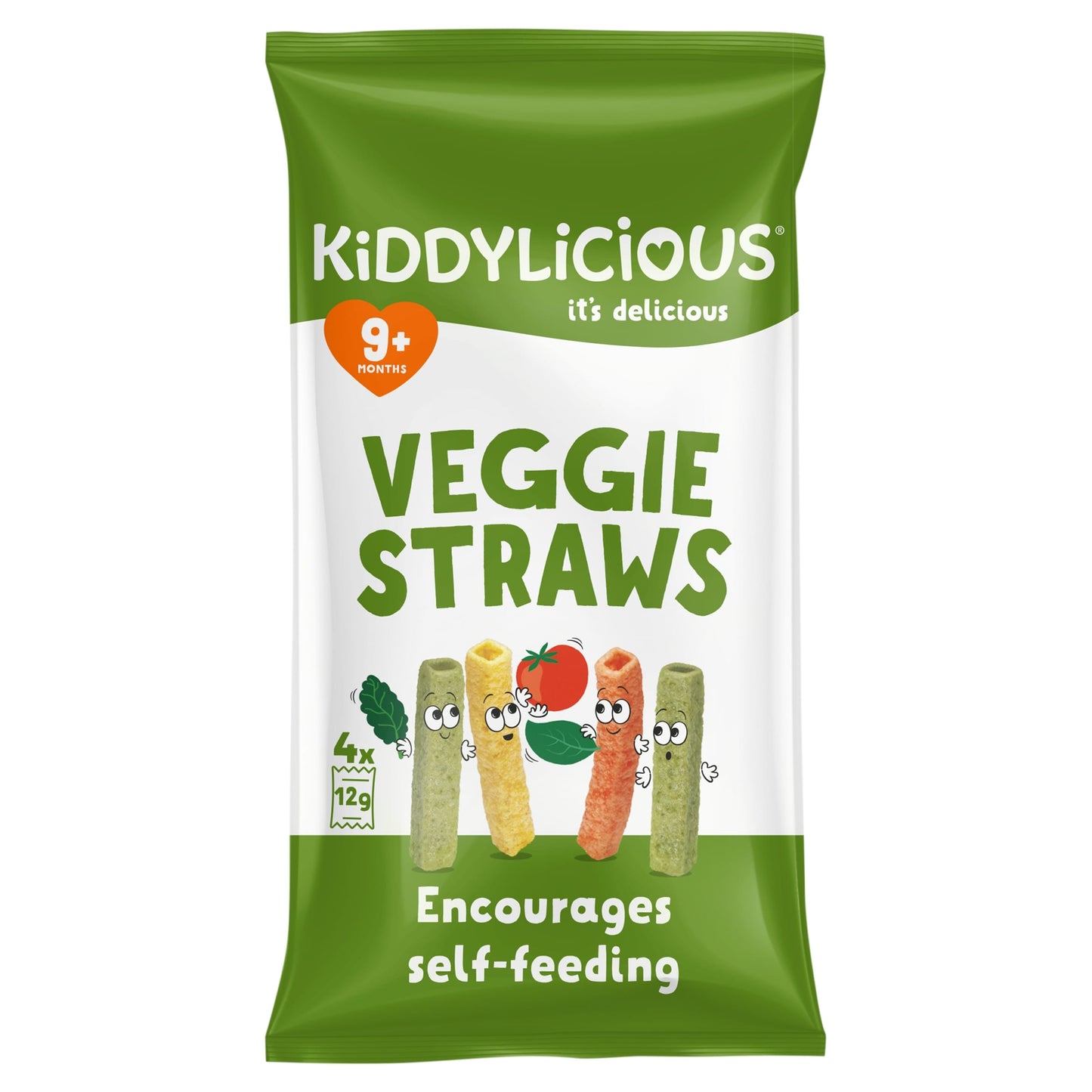 Kiddylicious Veggie Straws Multipack 4X12g — image 1