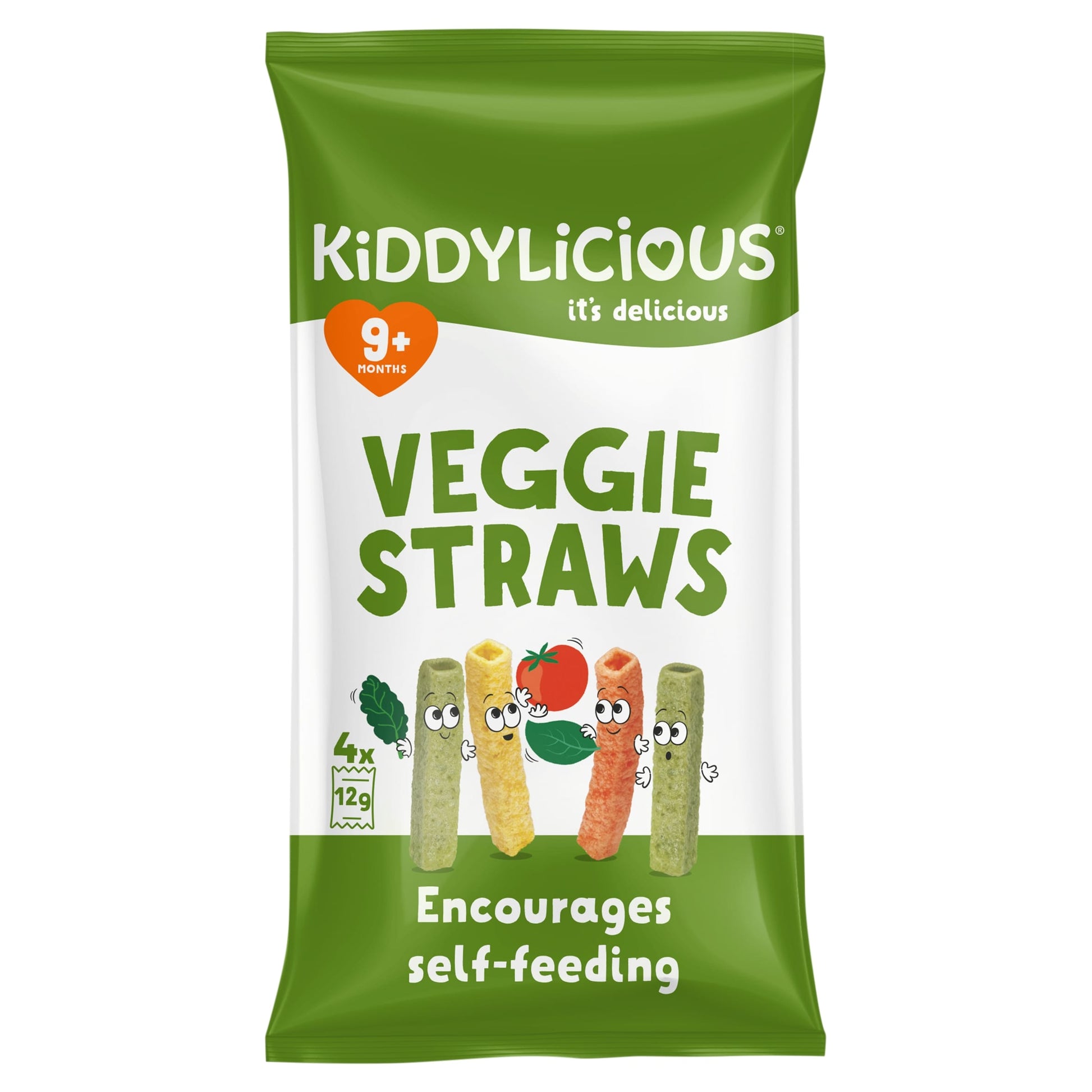Kiddylicious Veggie Straws Multipack 4X12g — image 1