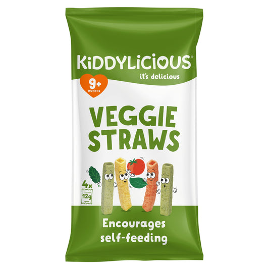 Kiddylicious Veggie Straws Multipack 4X12g — image 1