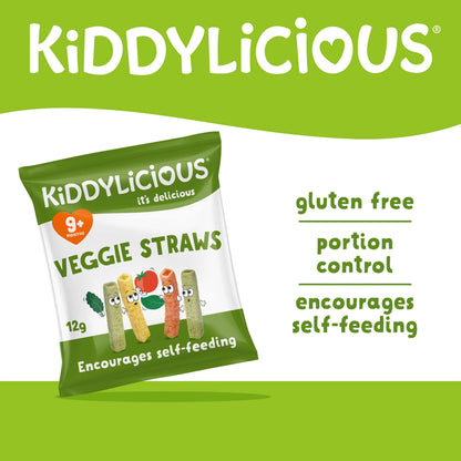 Kiddylicious Veggie Straws Multipack 4X12g — image 2