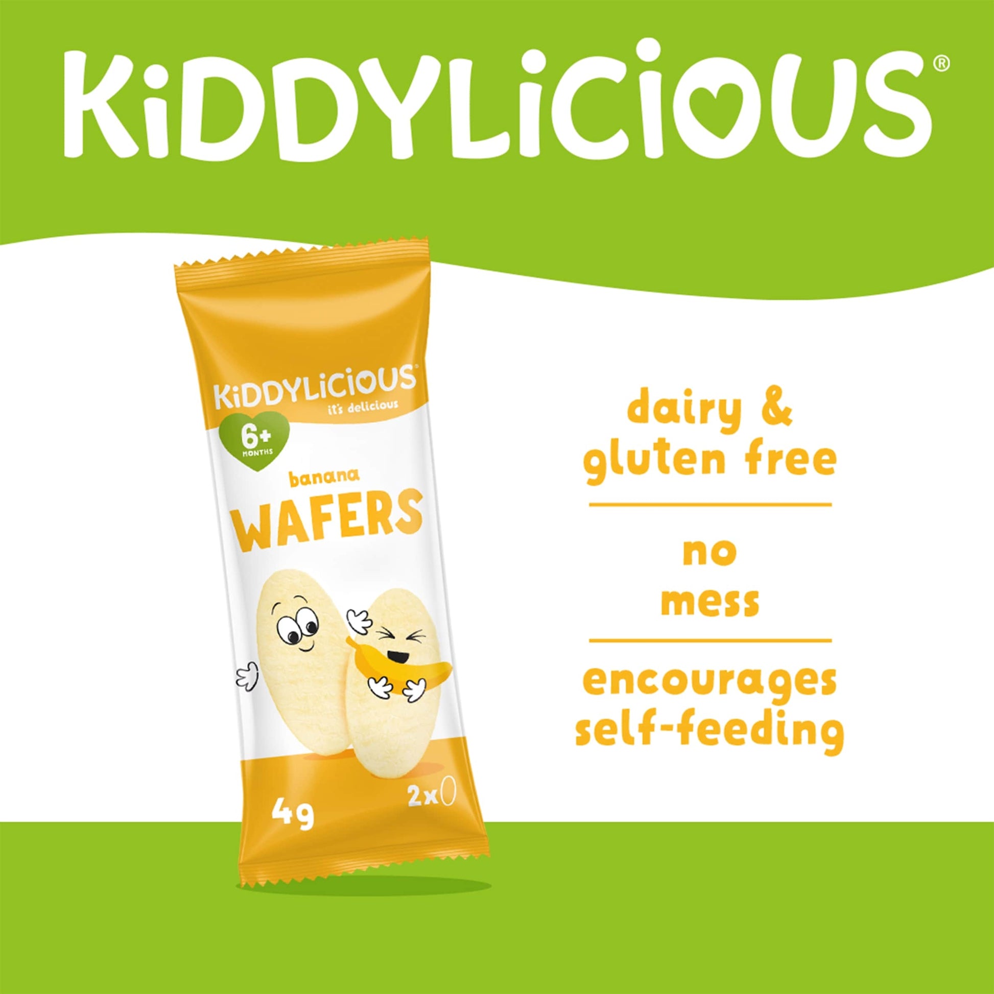 Kiddylicious Wafers Banana 40G — image 2