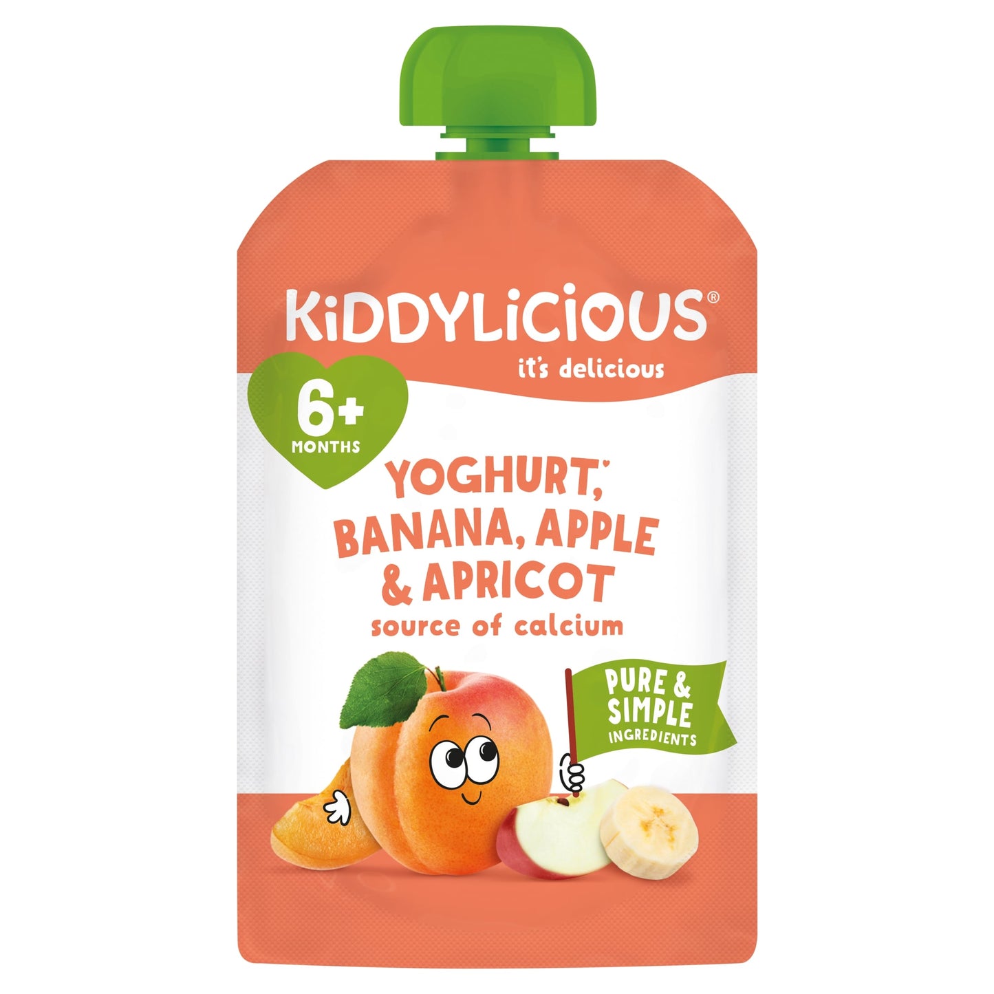 Kiddylicious Yogurt, Banana, Apple and Apricot 100g — image 1