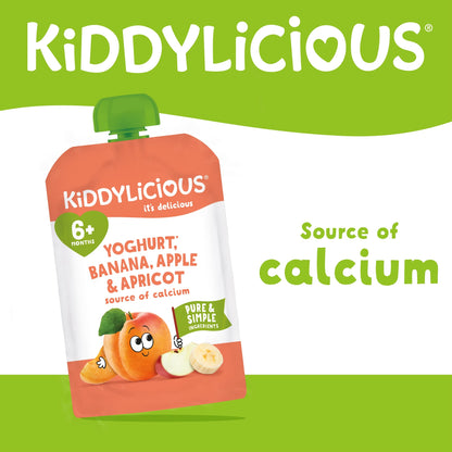 Kiddylicious Yogurt, Banana, Apple and Apricot 100g — image 2