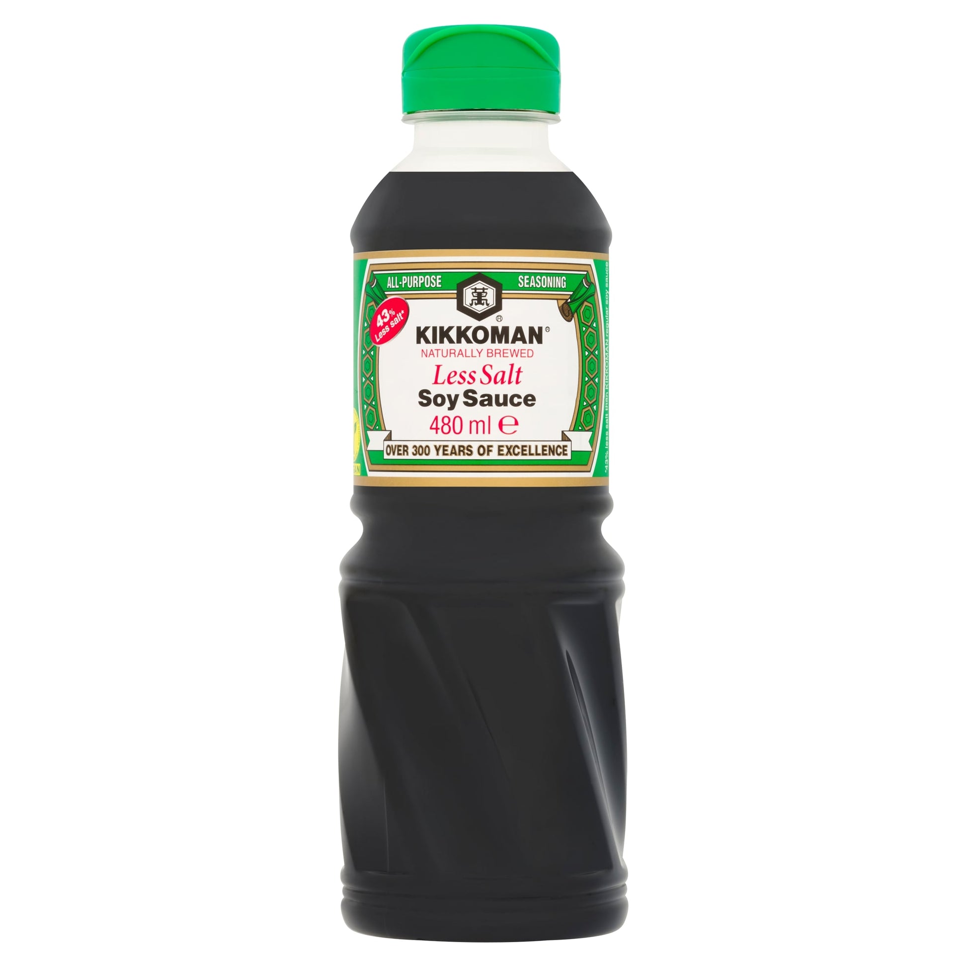 Kikkoman Less Salt Soy Sauce 480Ml — image 1