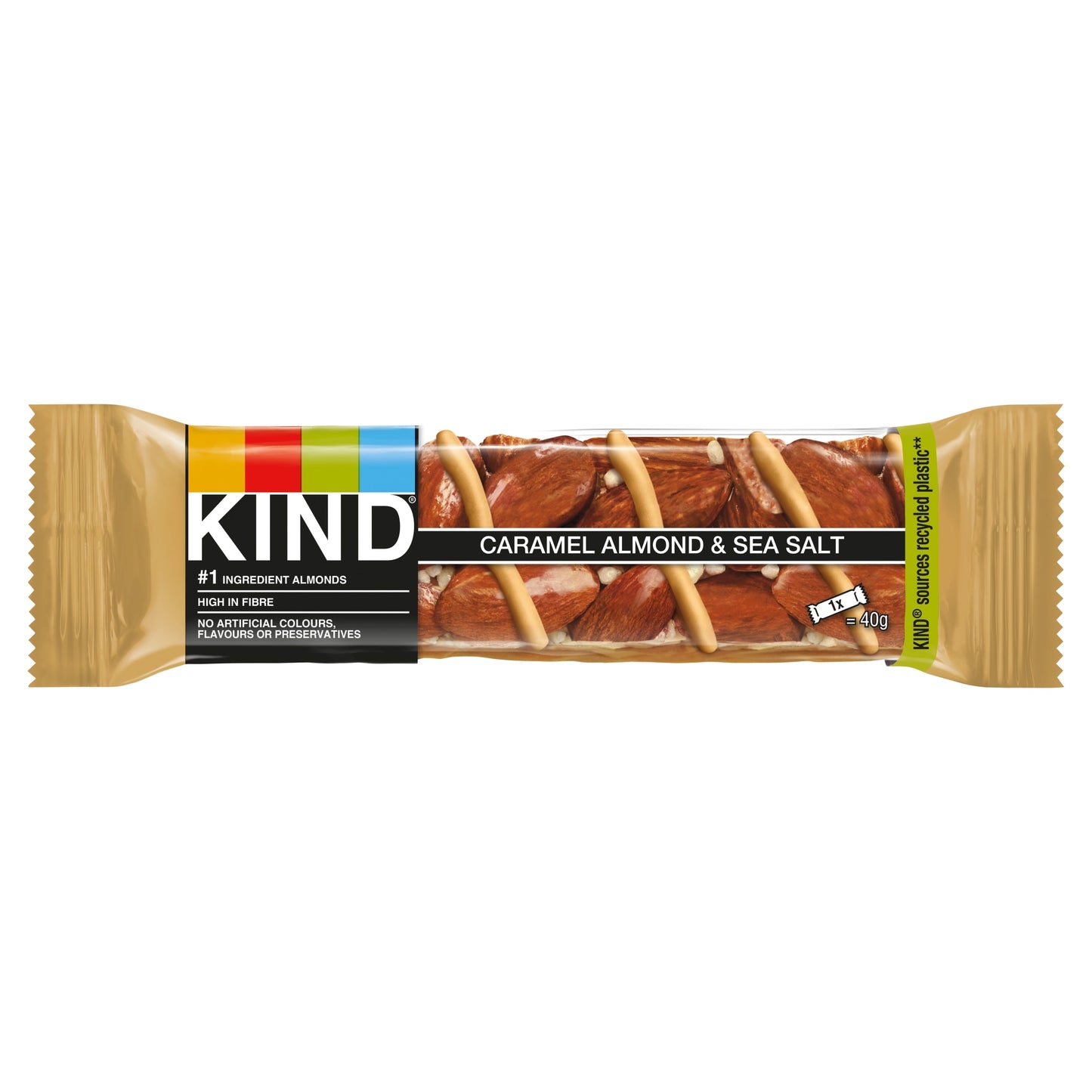 KIND Caramel Almond & Sea Salt Cereal bar 40g — image 1