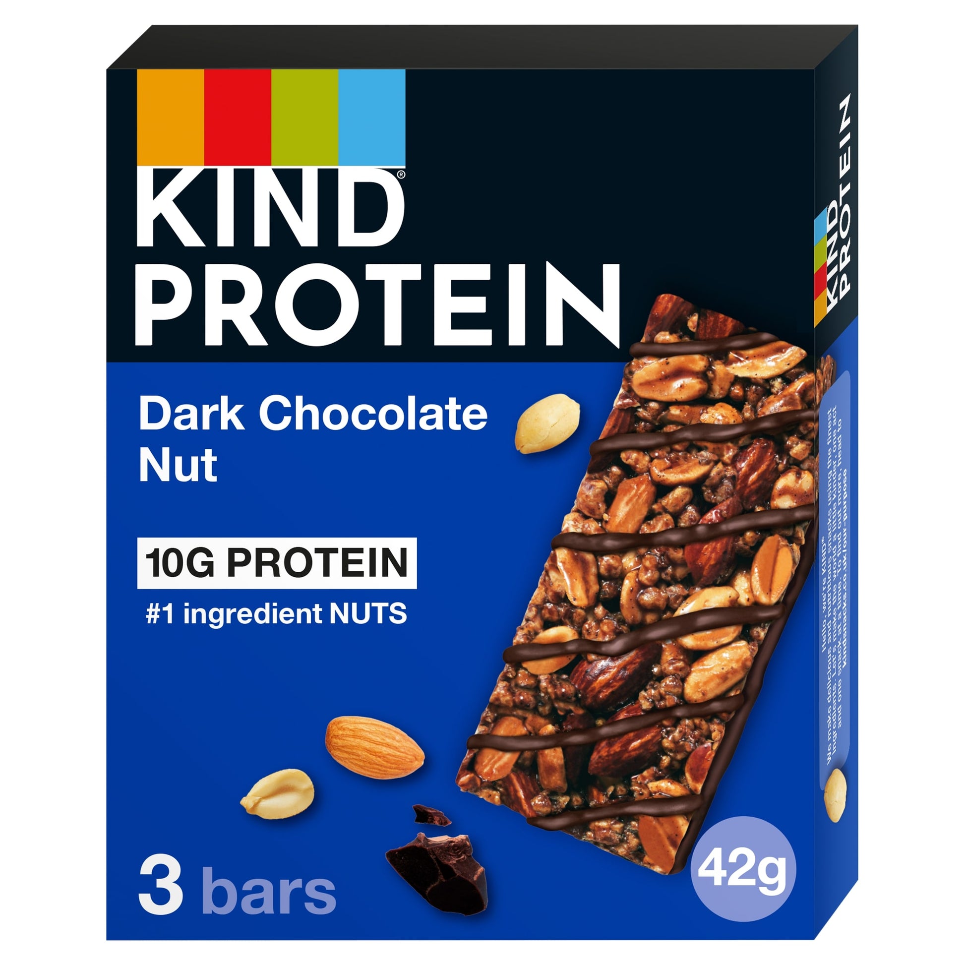 Kind Protein Dark Chocolate Nut Snack Bar 3X42g — image 1
